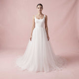 Soft Tulle Detachable Wedding Skirt, Bridal Overskirt | ARIA