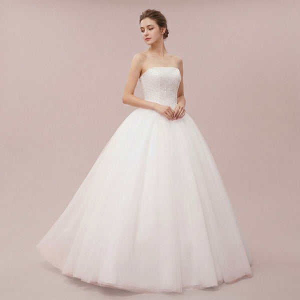 Timeless Strapless Ball gown Wedding Dress IVY