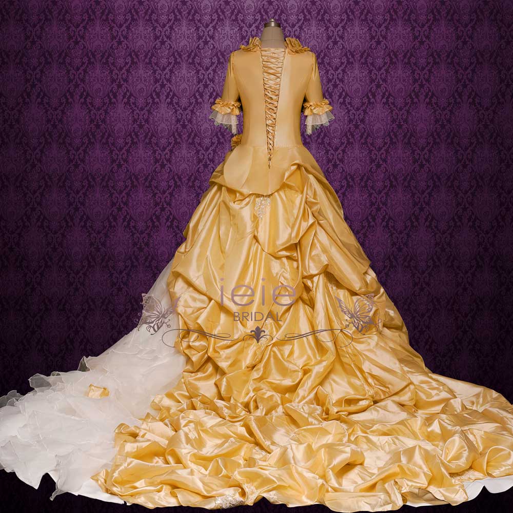 Victorian Champagne Wedding Dress  RAFAEL