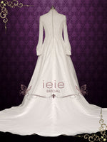 Ready to Wear Modest Vintage Lace Wedding Dress with Long Sleeves SHALINA