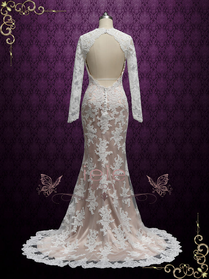 2 Piece Vintage Lace Fit and Flare Wedding Dress VALERIE Size 20W / Other 2 Piece Vintage Lace Fit and Flare Wedding Dress VALERIE Size 20W / Other