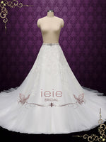 Convertible Lace Wedding Dress with Detachable Skirt ANNISE