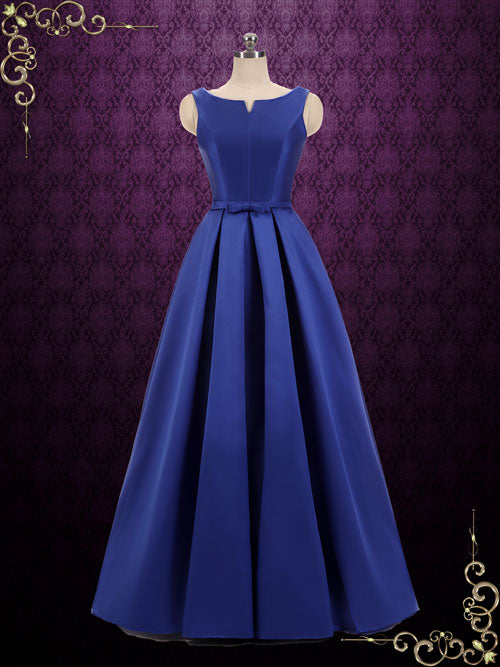 Modest Simple Elegant Floor Length Formal Dress