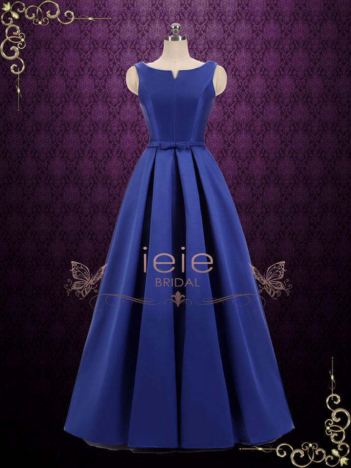 Modest Simple Elegant Floor Length Formal Dress