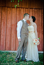Strapless Cotton Lace Mermaid Wedding Dress | Angela