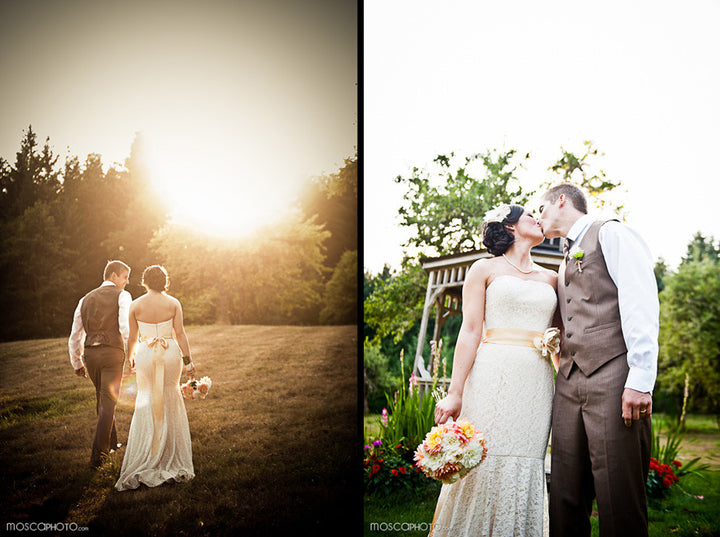 Strapless Cotton Lace Mermaid Wedding Dress | Angela