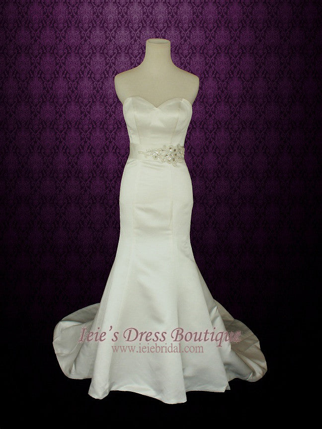 Elegant Strapless Mermaid Wedding Dress | Anne