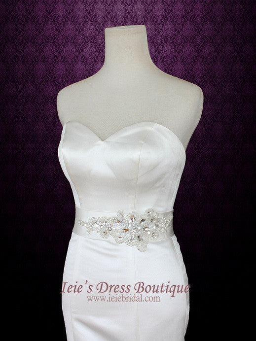Elegant Strapless Mermaid Wedding Dress | Anne