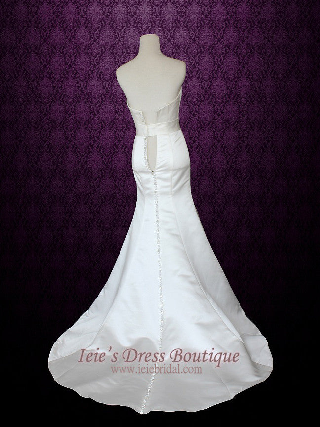 Elegant Strapless Mermaid Wedding Dress | Anne