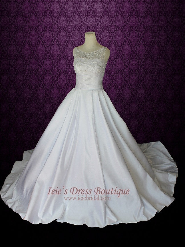 Modest Wedding Dress Ball Gown Wedding Dress | Melanie