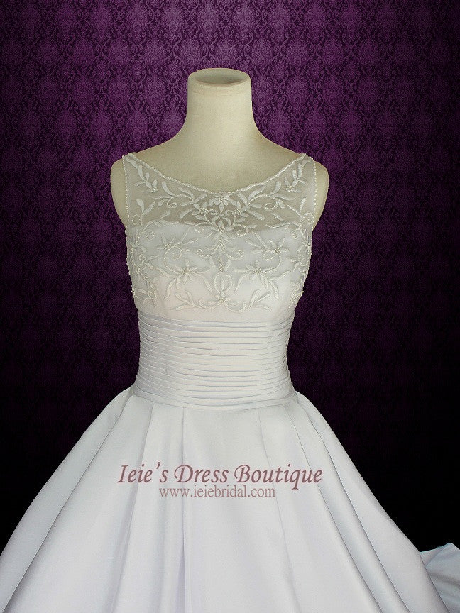 Modest Wedding Dress Ball Gown Wedding Dress | Melanie