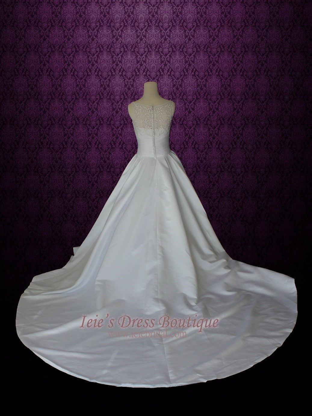 Modest Wedding Dress Ball Gown Wedding Dress | Melanie