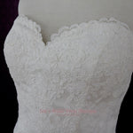 Strapless Sweetheart Lace Mermaid Wedding Dress | Diane