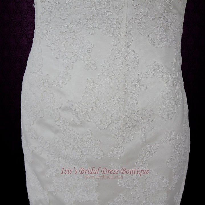 Strapless Sweetheart Lace Mermaid Wedding Dress | Diane