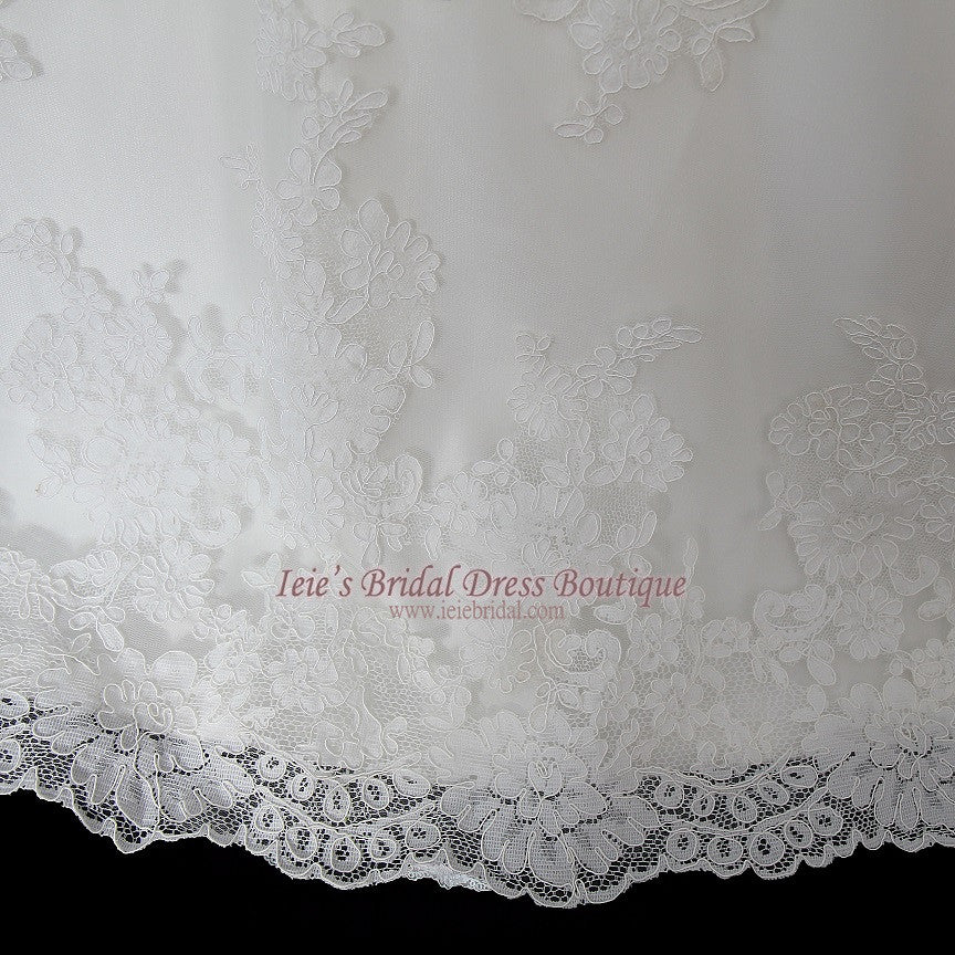 Strapless Sweetheart Lace Mermaid Wedding Dress | Diane