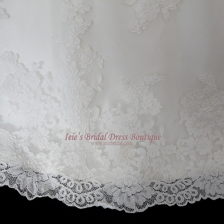 Strapless Sweetheart Lace Mermaid Wedding Dress | Diane