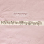 Jeweled Crystal Bridal Sash with Rhinestones