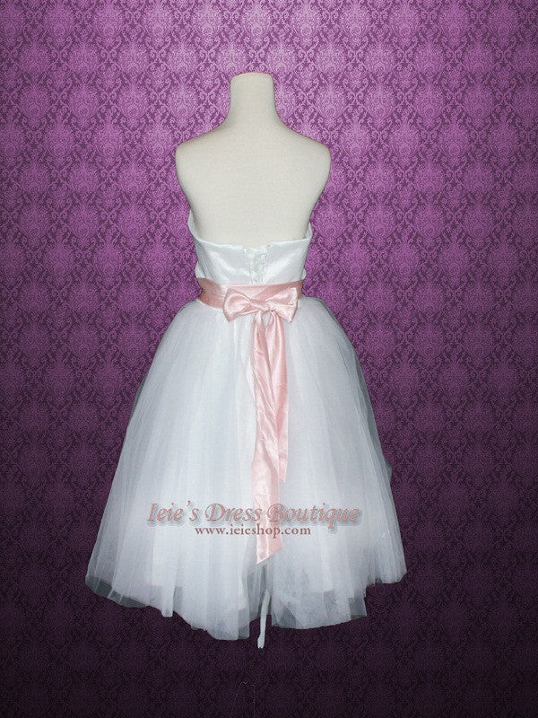 Ballerina Tutu Tulle Knee Length Short Wedding Dress JULIET