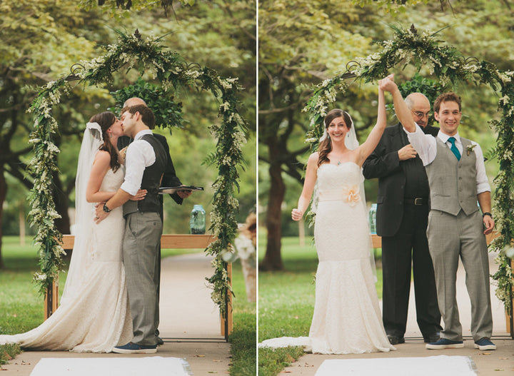 Vintage Inspired Strapless Cotton Lace Mermaid Wedding Dress | Angelina