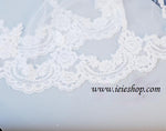 Chapel Length Lace Mantilla Wedding Bridal Veil 90''