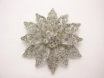 Crystal Flower Wedding Bridal Fashion Brooch
