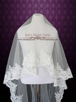 Cathedral Length Lace Mantilla Wedding Bridal Veil VG1019