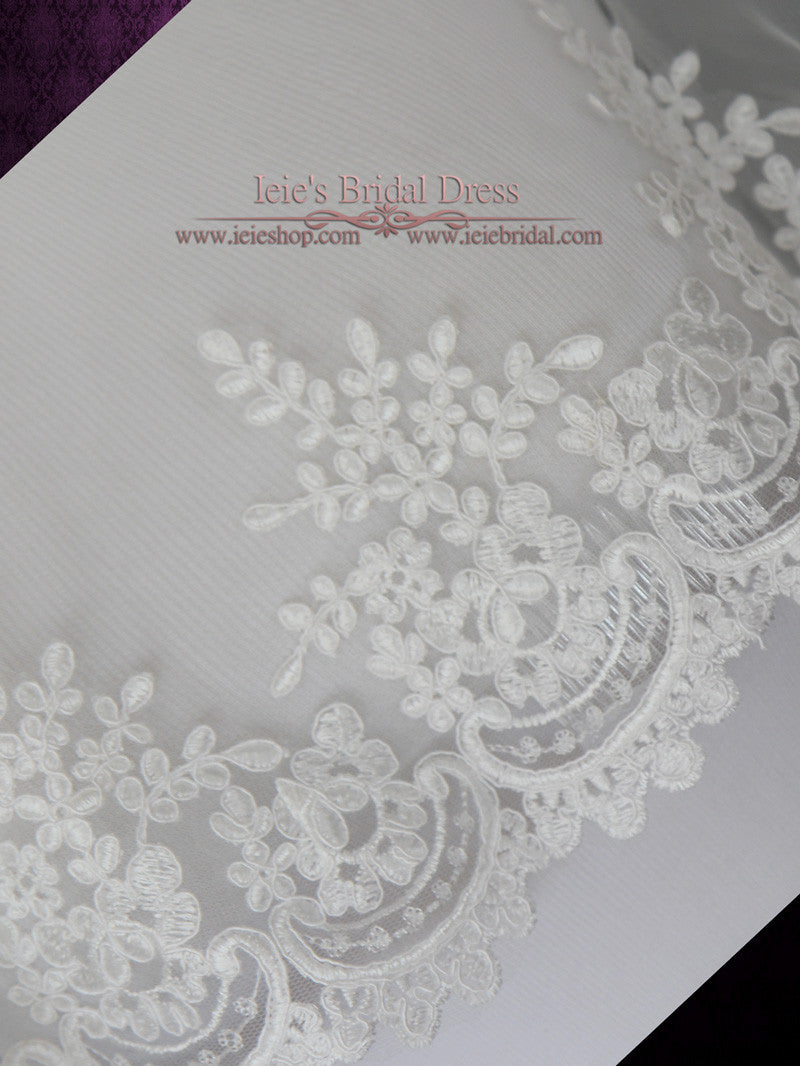 Cathedral Length Lace Mantilla Wedding Bridal Veil VG1019