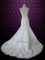 Strapless Mermaid Wedding Dress with Ruched Neckline | Merissa