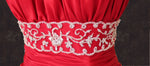 Strapless Red Mermaid Wedding Dress OLIVIA