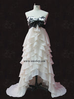 Strapless High-Low Wedding Dress with Sweetheart Neckline | JESSICA