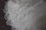 Strapless A-line Bridal Illusion over Lace Wedding Dress | Venice