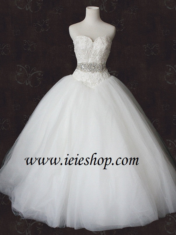 Jeweled Crystal Bridal Sash with Rhinestones