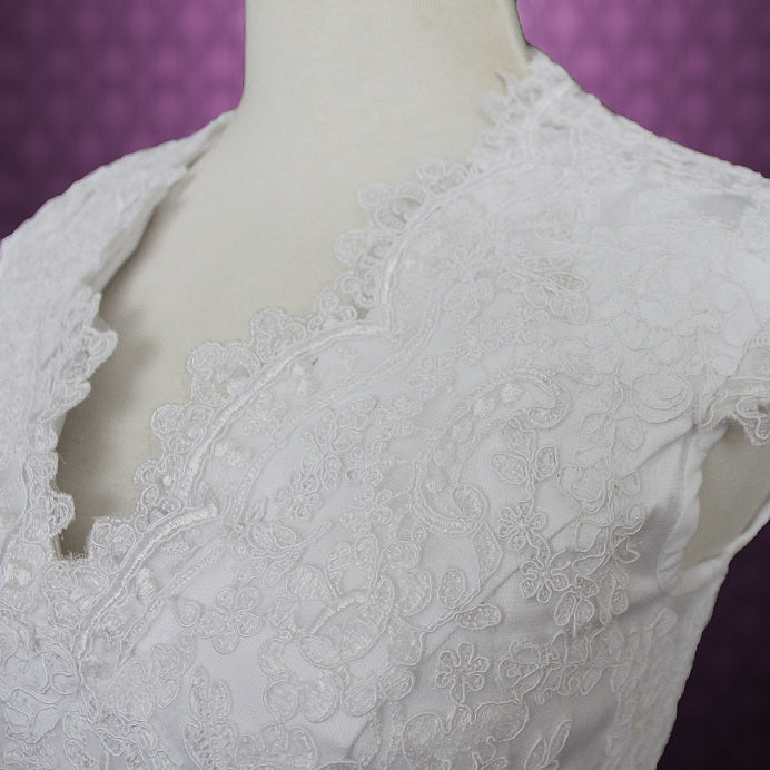 Ready to Wear Modest Lace Wedding Dresss MICHELLE