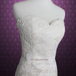 Strapless Sweetheart Lace Mermaid Wedding Gown MONA