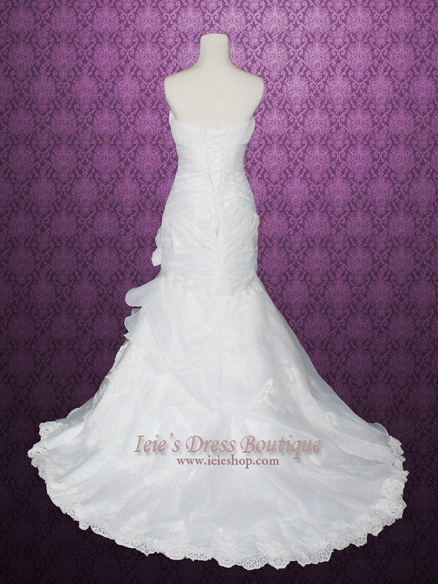 Convertible 2 Piece Detachable Mermaid Wedding Gown