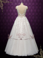 Lace A-line Wedding Dress with Open Back KASEY