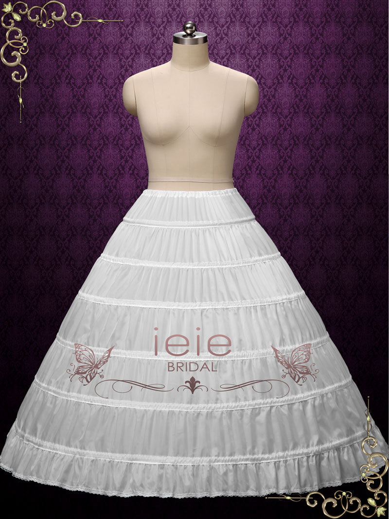 Extra Big Ball Gown Petticoat Crinoline with 6 Hoops | PT1005