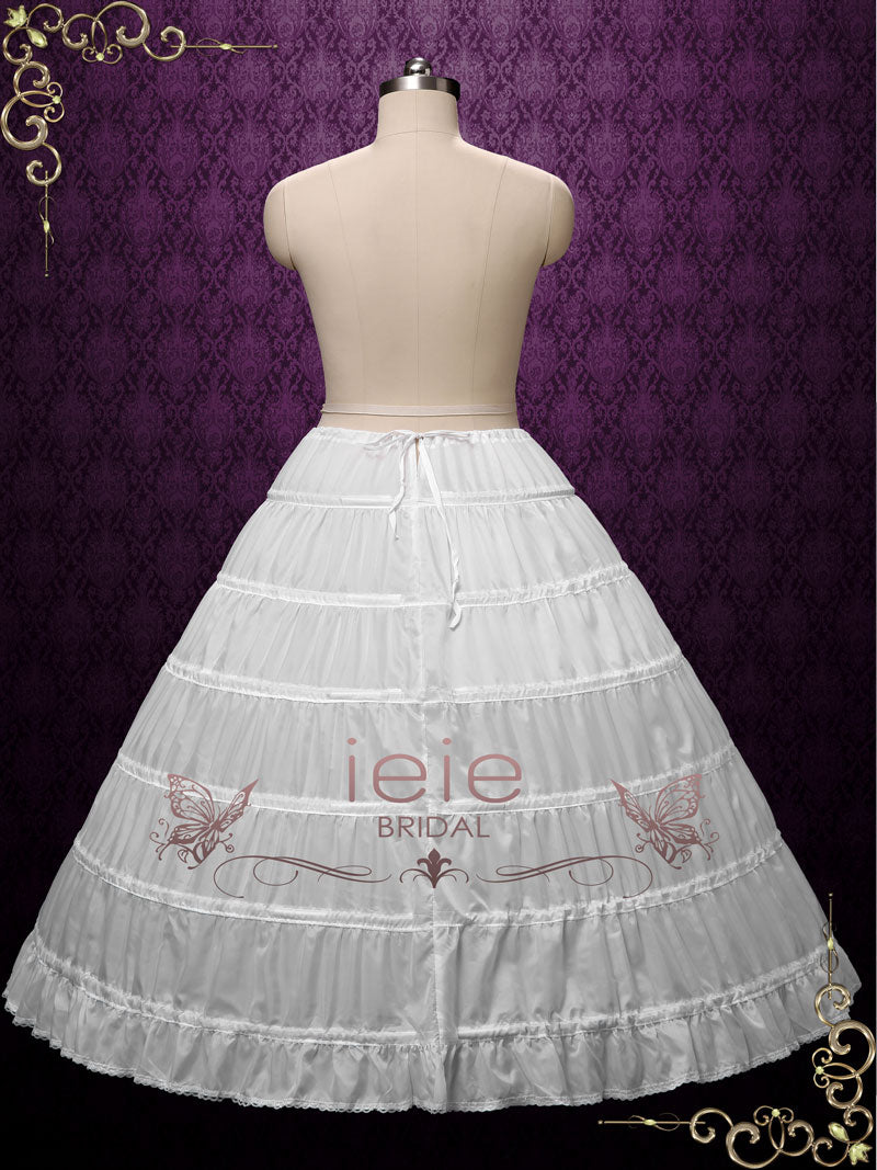 Extra Big Ball Gown Petticoat Crinoline with 6 Hoops | PT1005