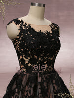 Black Lace Ball Gown Wedding Dress MARTHA