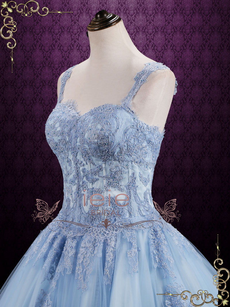Blue Cinderella Style Ball Gown Wedding Dress SEATTLE Made to Measure / Customize Blue Cinderella Style Ball Gown Wedding Dress SEATTLE Made to Measure / Customize