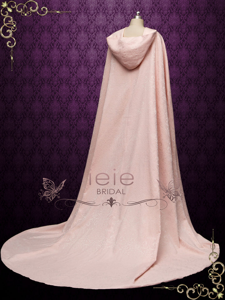 Medieval Cotton Jacquard Wedding Cloak Y200502