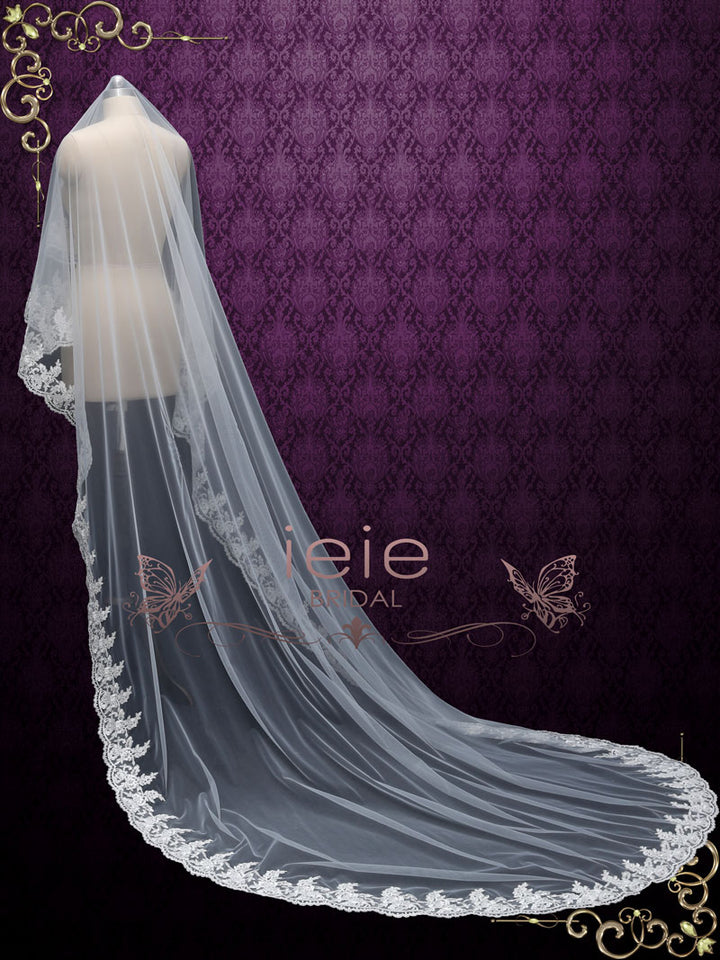 Cathedral Lace Mantilla Veil | VG1007
