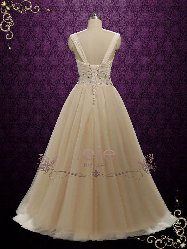 Tulle Formal Pageant Evening Dress