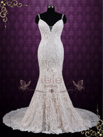 Sexy Mermaid Lace Wedding Dress with Open Back | Zoya