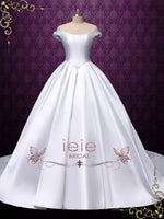 Timeless Satin Ball Gown Wedding Dress TATIA