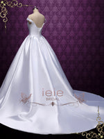 Timeless Satin Ball Gown Wedding Dress TATIA