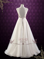 Convertible Lace Wedding Dress with Detachable Skirt | ARINA