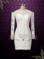 Convertible Lace Wedding Dress with Detachable Skirt | SHELBY