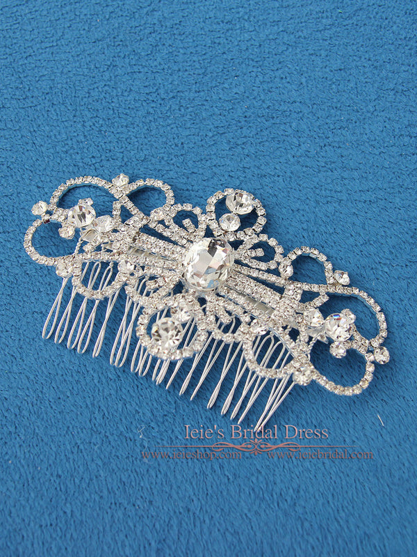 Crystal Bridal Comb, Wedding Comb, Crystal Hair Comb VG1036