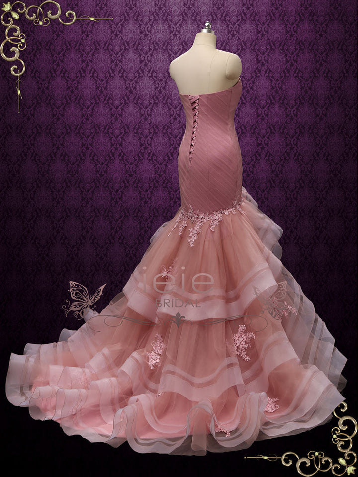Ivory Strapless Mermaid Wedding Dress ROSEA